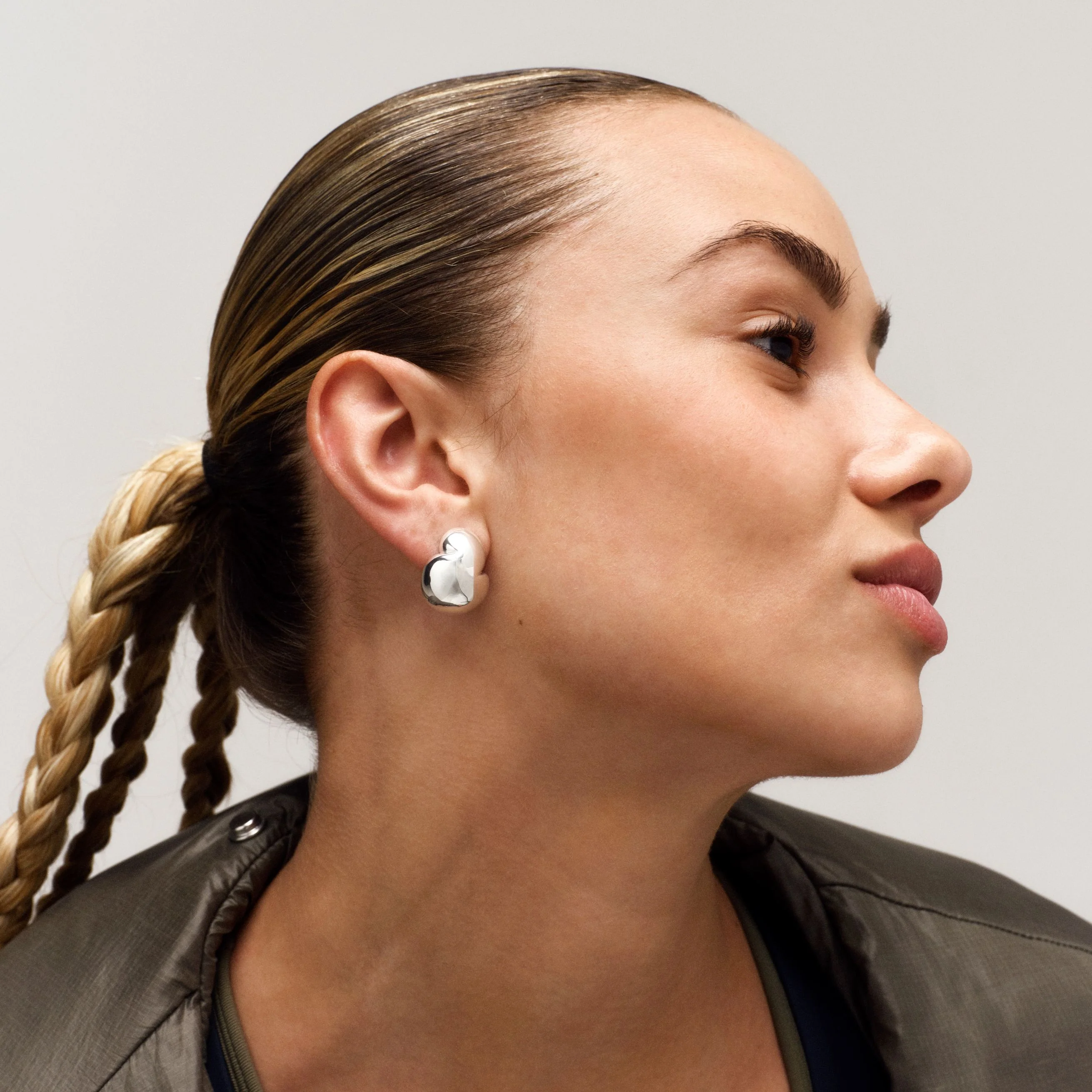 Big Bouncy Puffer Earrings - Image 2