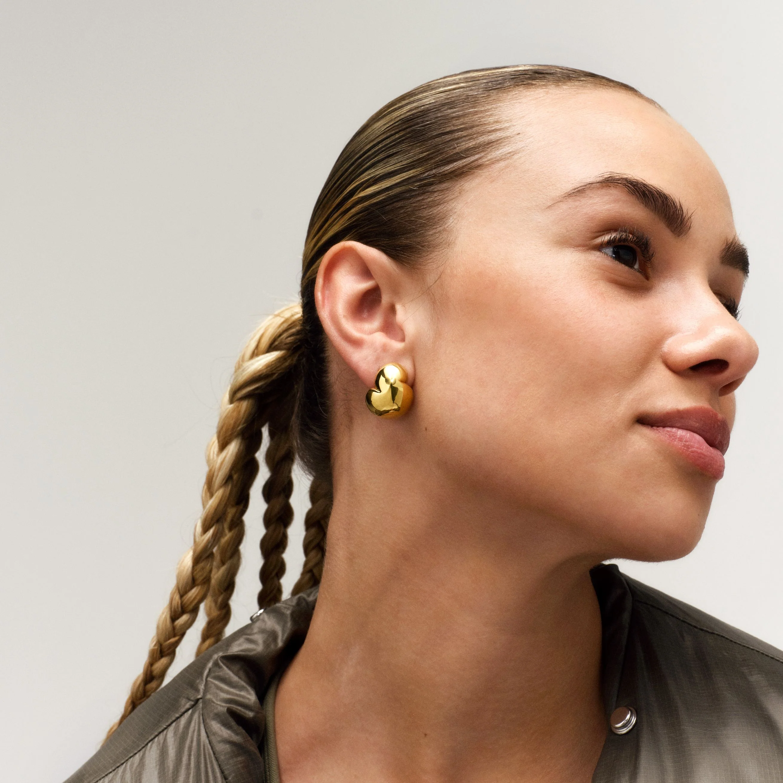 Big Bouncy Puffer Earrings - Image 2