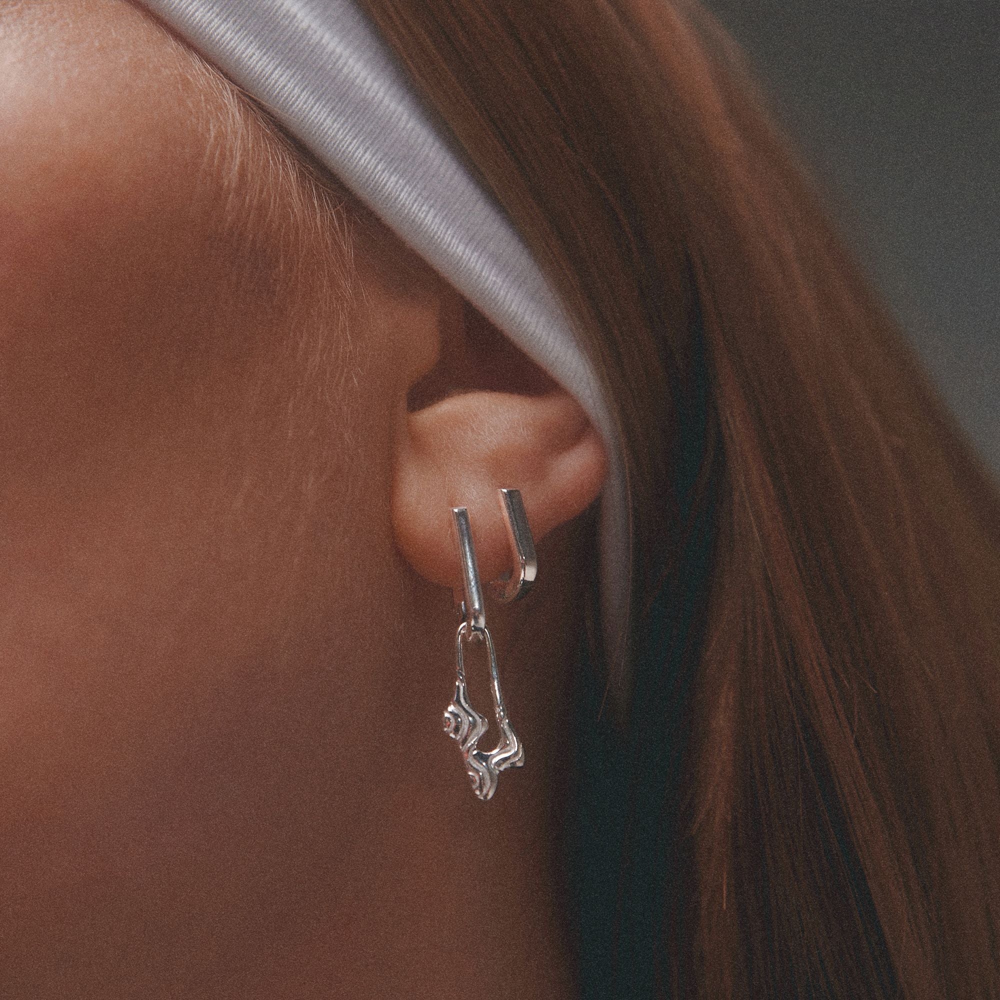 Huggie Flow Earrings - Image 3