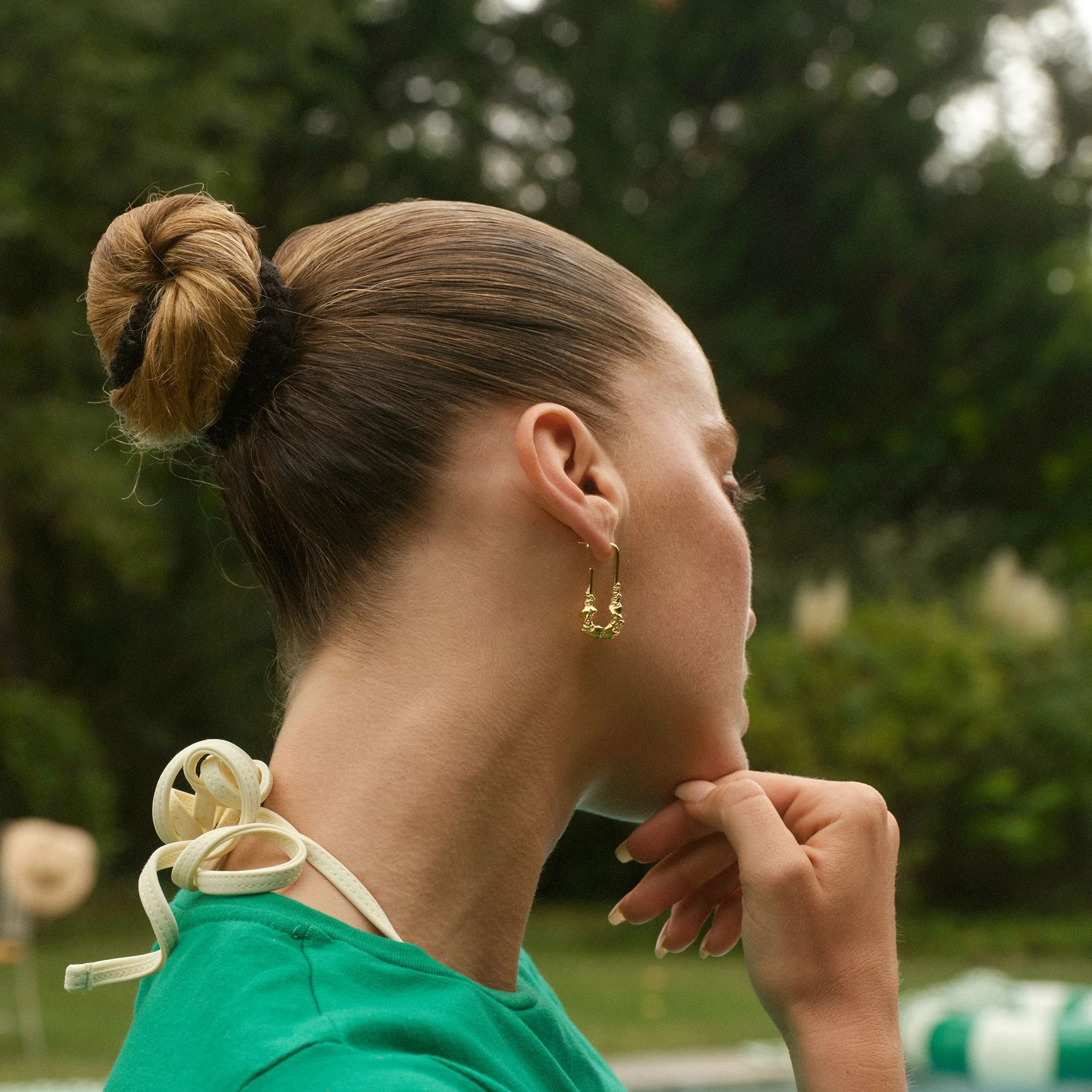 Large Lumina Contrast Earrings - Image 2