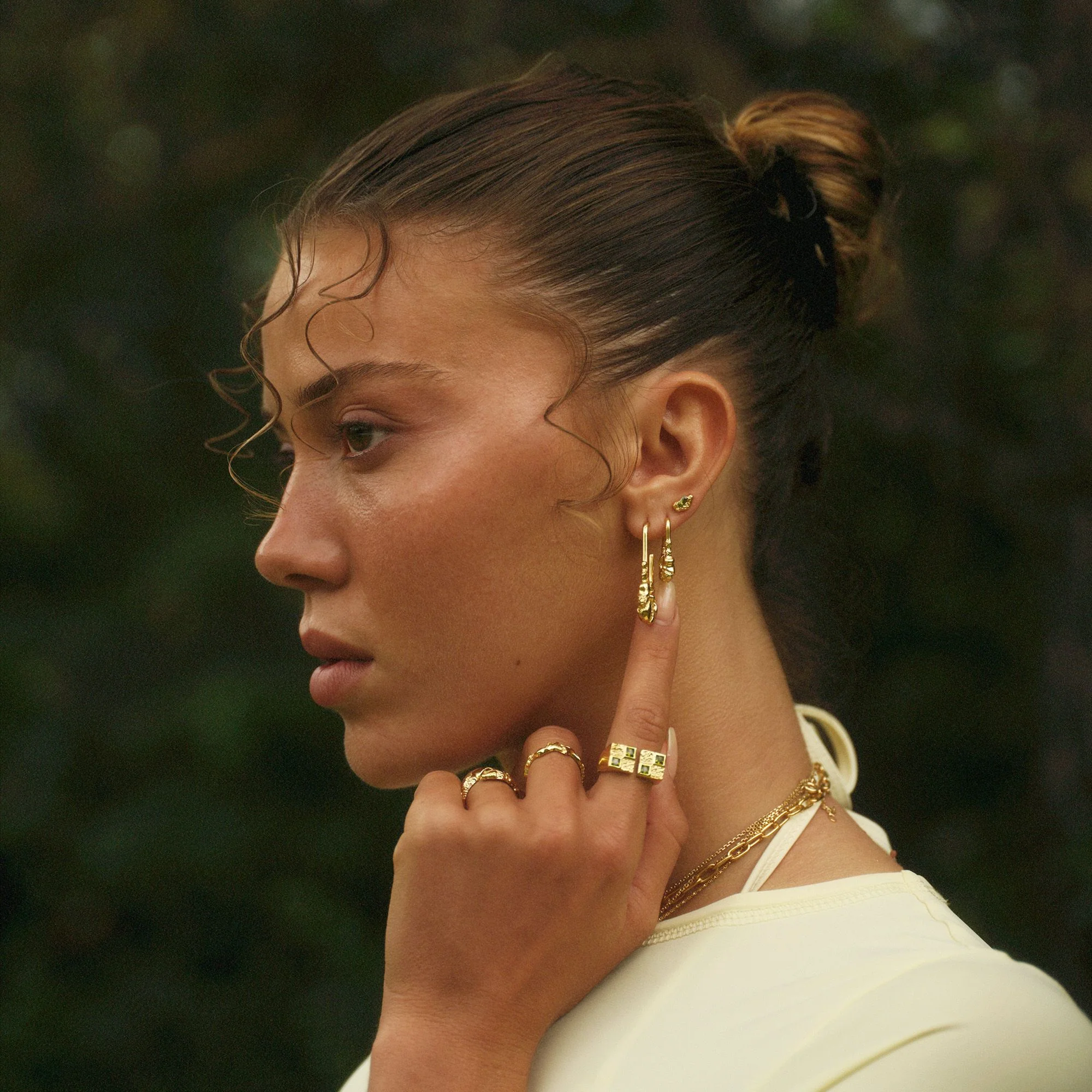 Large Lumina Contrast Earrings - Image 3