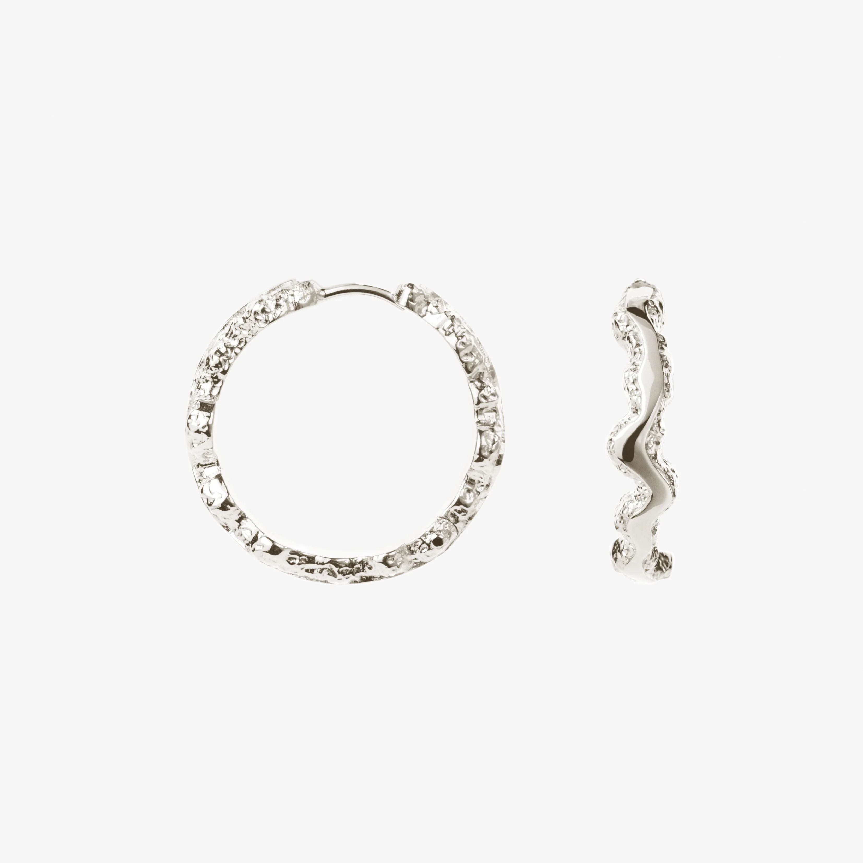 Large Shiny Sparkly Hoops