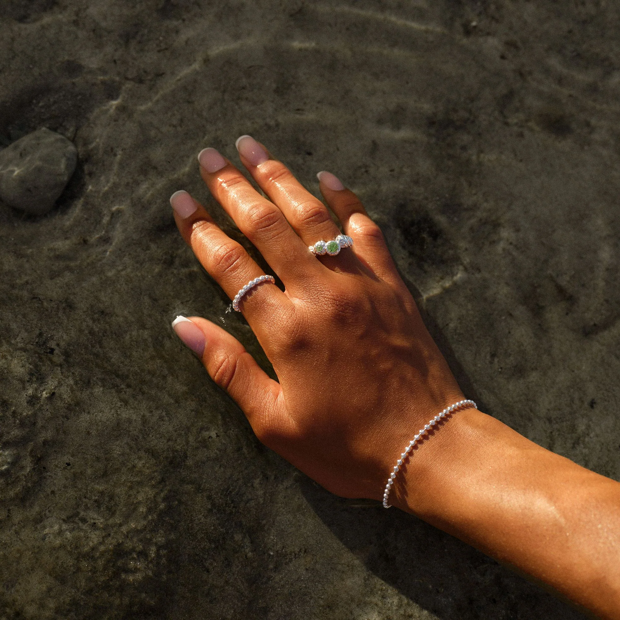 Large Wavy Dots Ring - Image 3