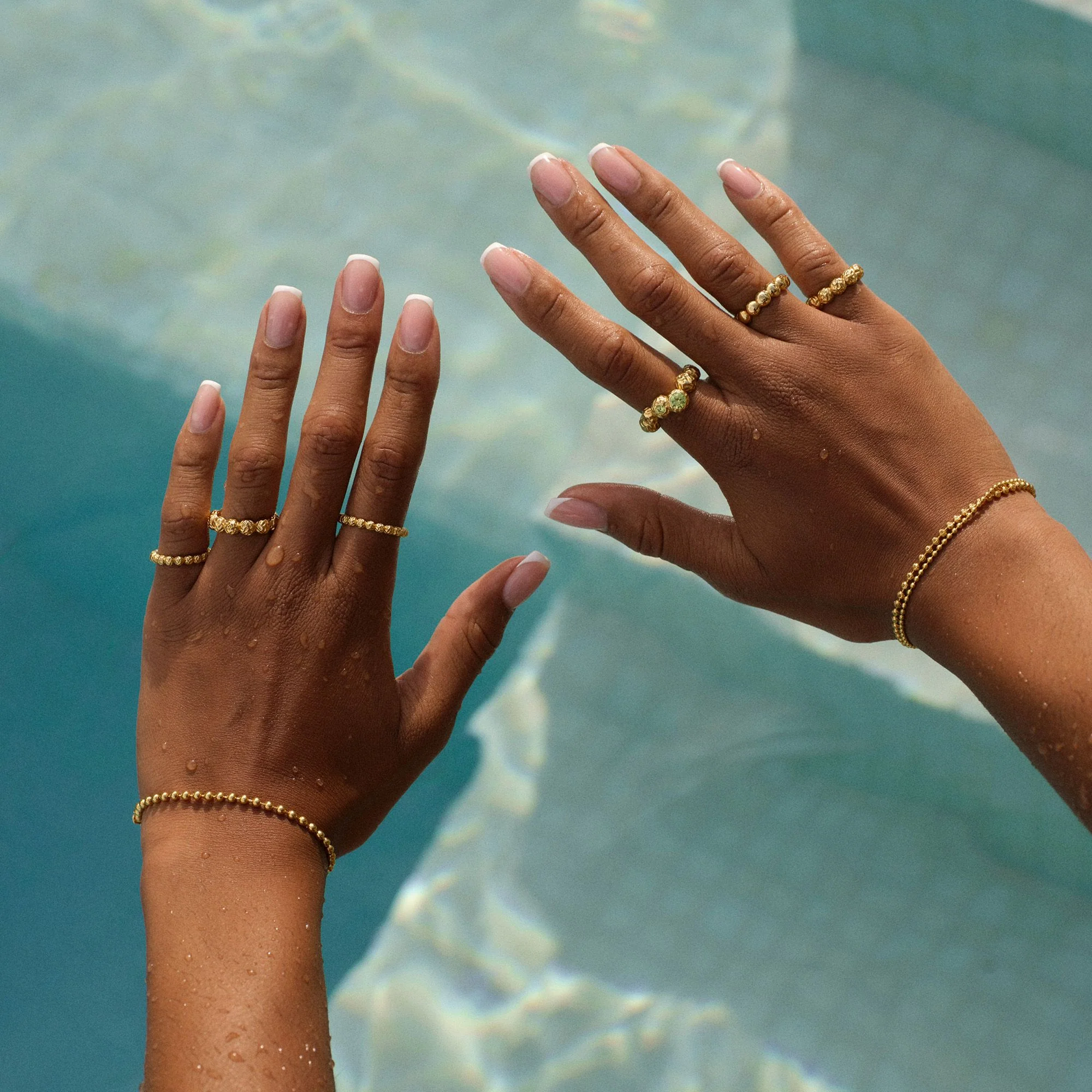 Large Wavy Dots Ring - Image 3