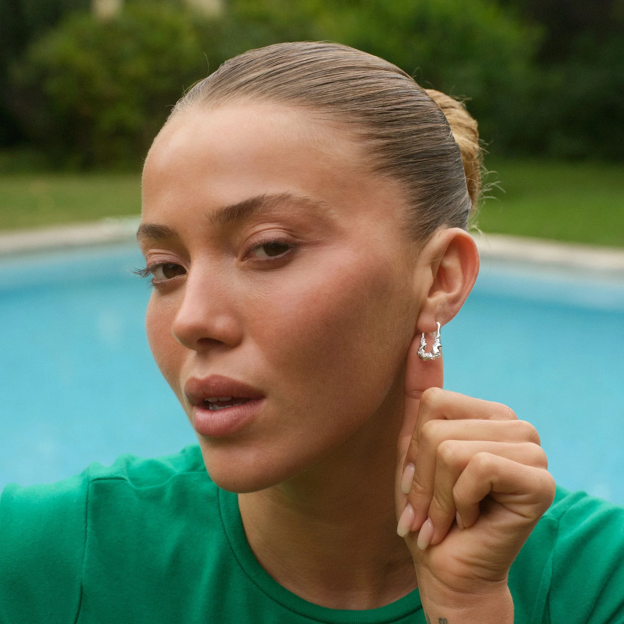 Lumina Contrast Earrings - Image 2