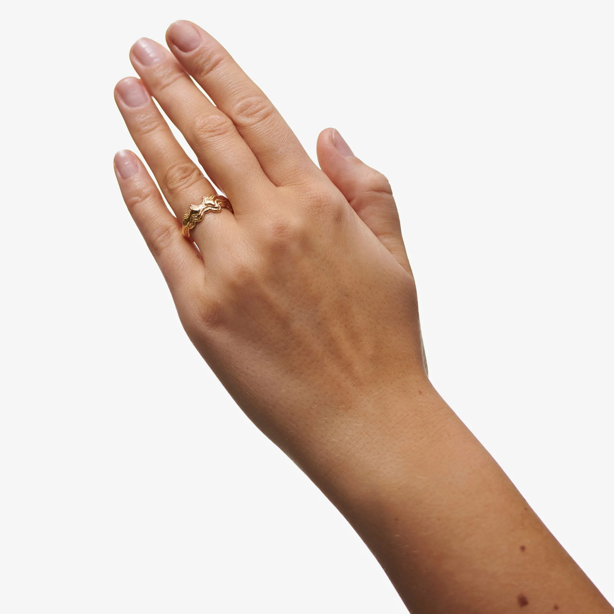 Small Blurry Layers Ring - Image 2