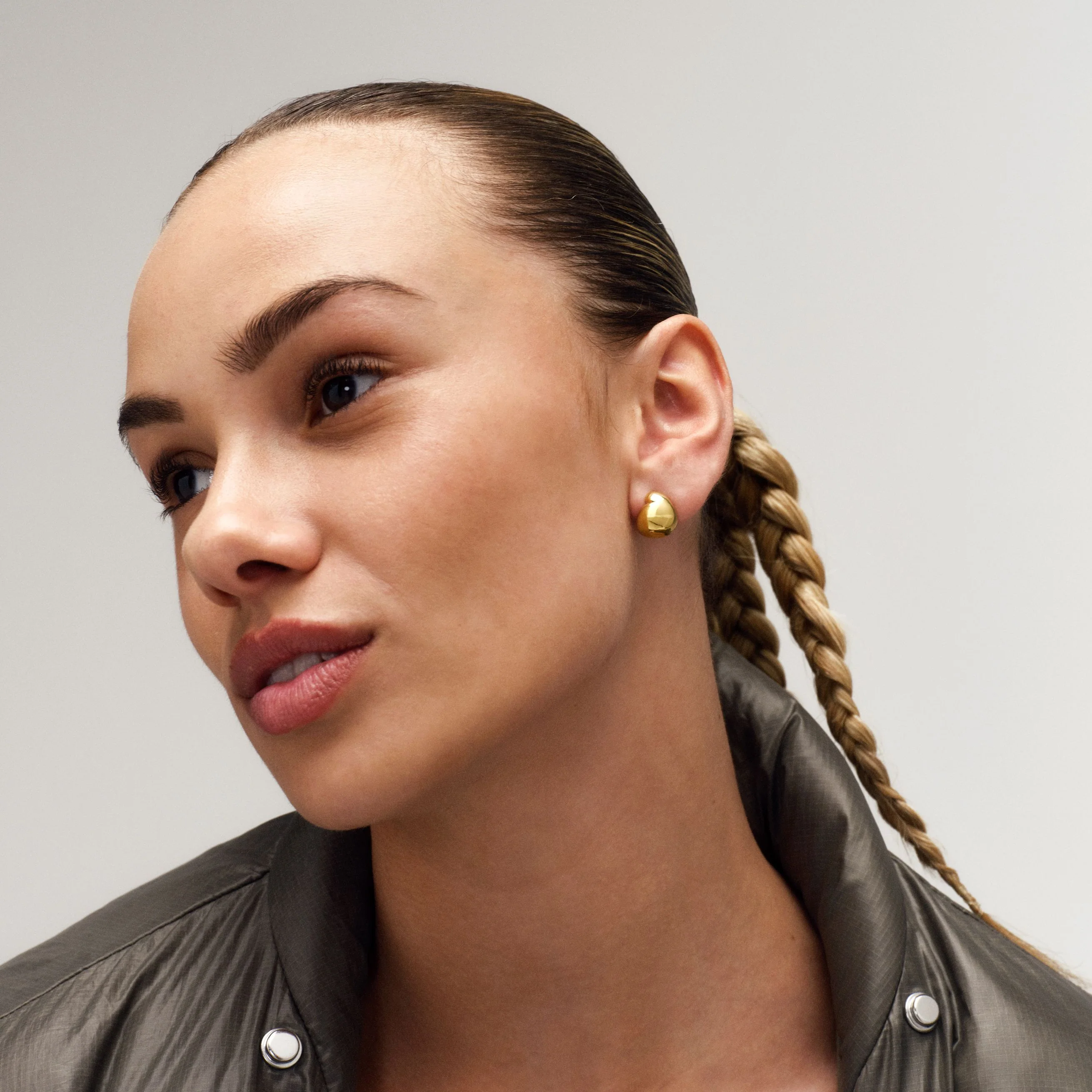 Small Bouncy Puffer Earrings - Image 2