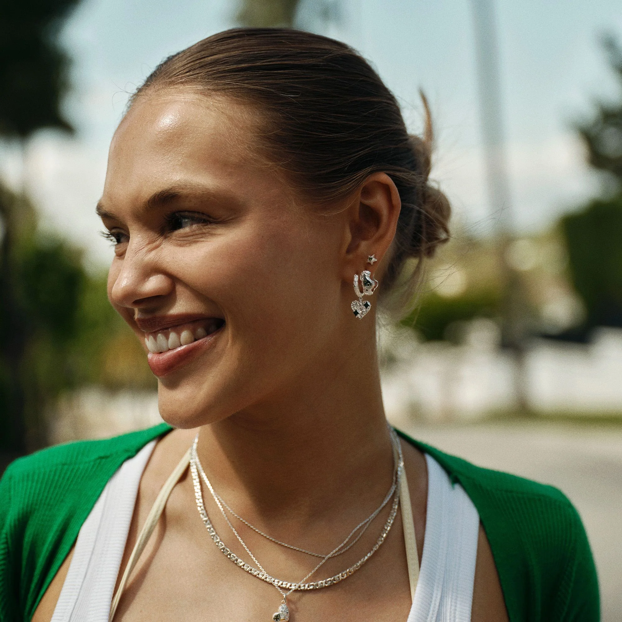 Small Sparkly Earrings - Image 3
