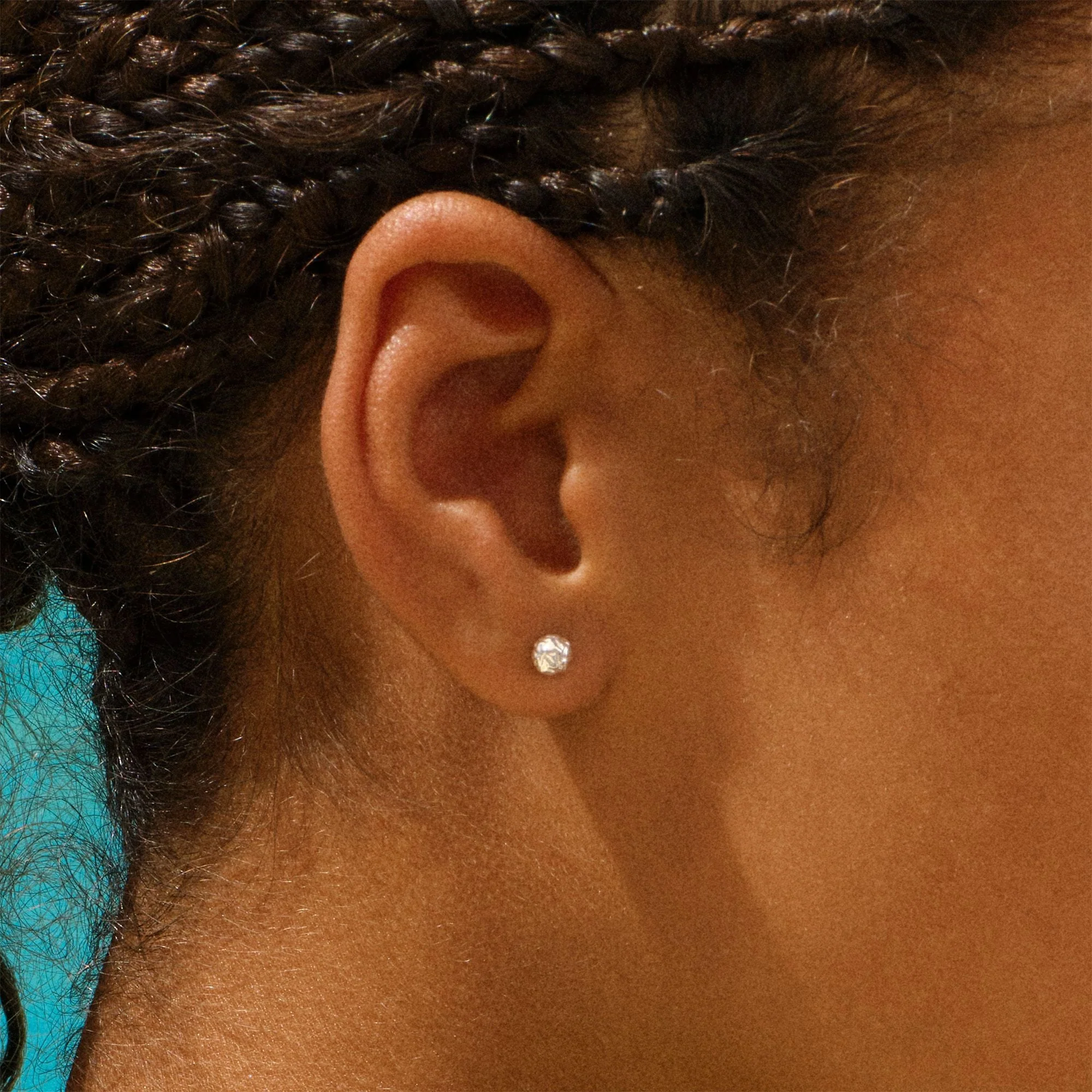 Textured Dots Stud Earrings - pair - Image 3
